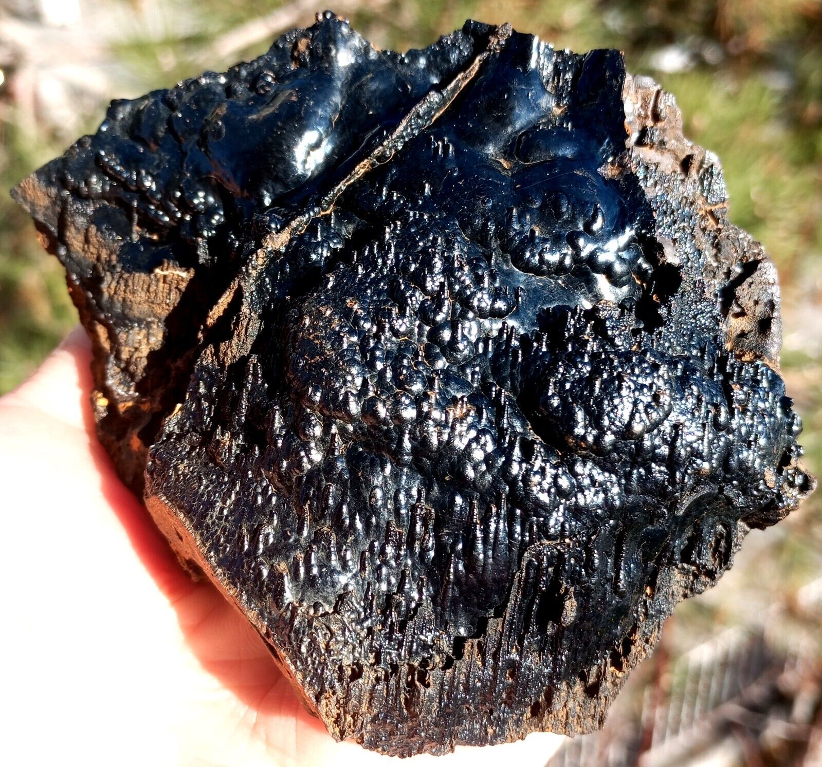 Beautiful Rare Stalatitic and Botryoidal Black Goethite