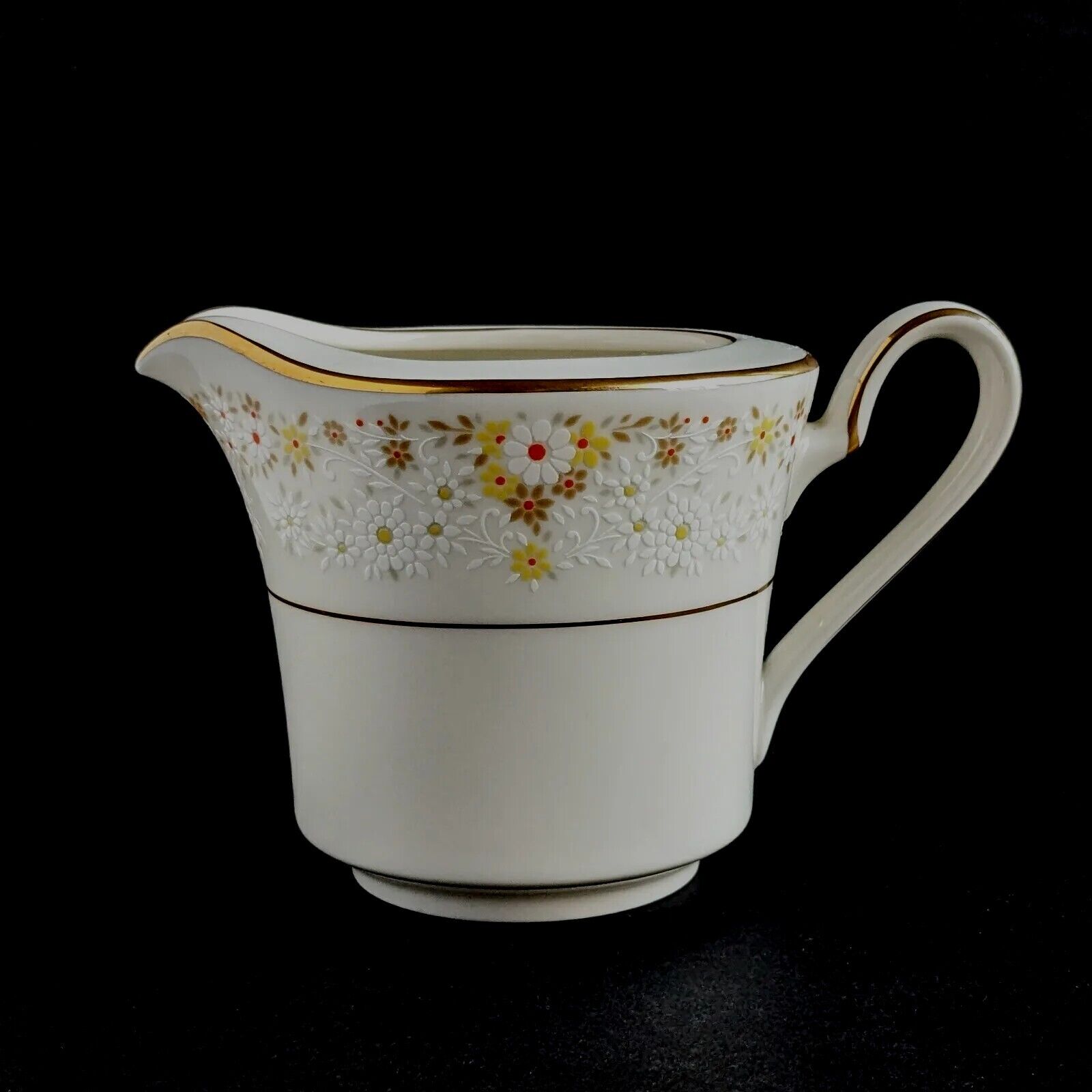 VTG Noritake China Fragrance Pattern Creamer Excellent Condition 3.2 Inches Tall