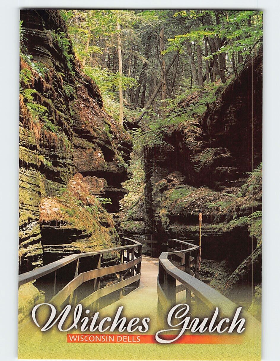 Postcard Witches Gulch Wisconsin Dells Wisconsin USA
