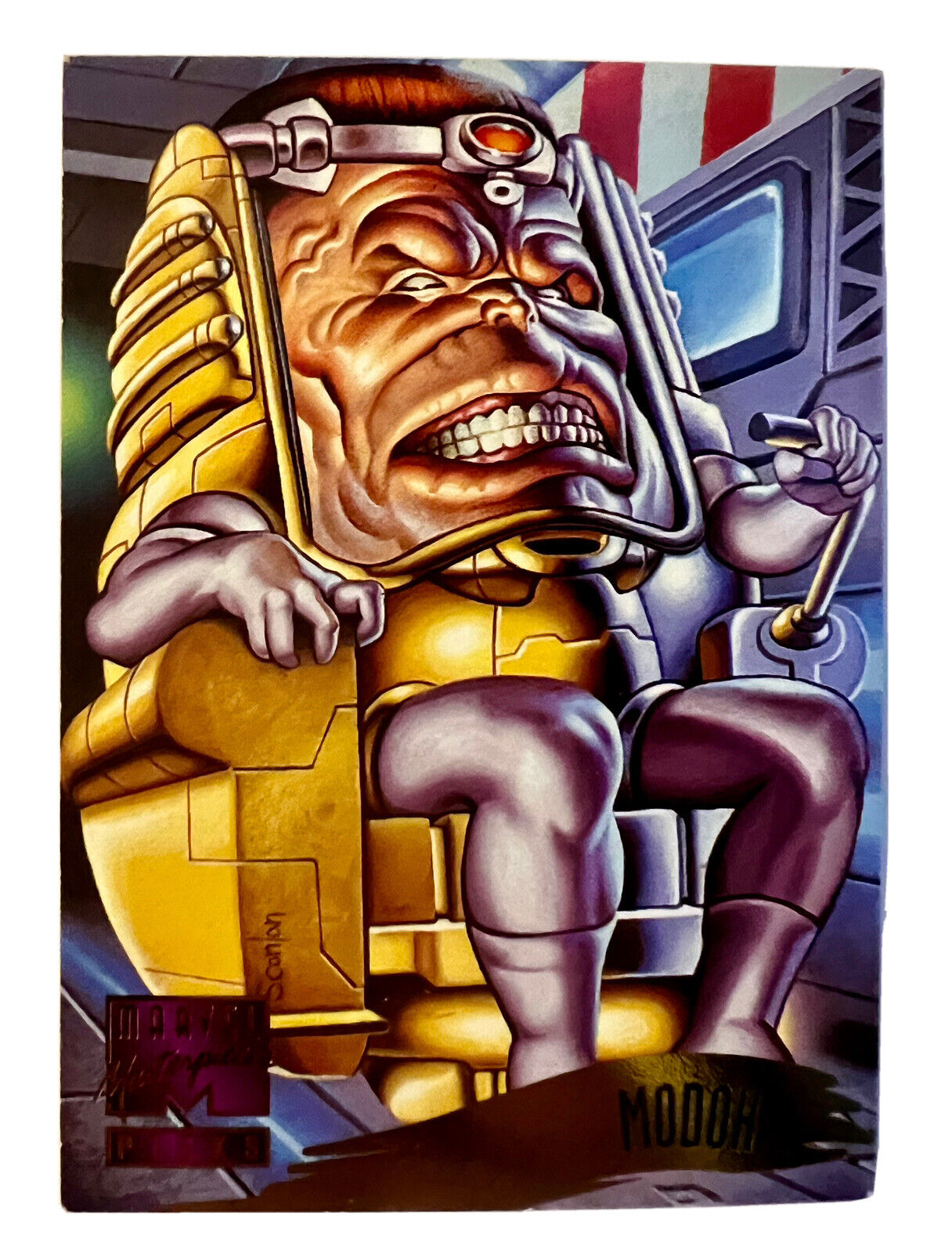 1995 Fleer Marvel Masterpieces MODOK #133 Peter Scanlan Trading Card - RETIRED