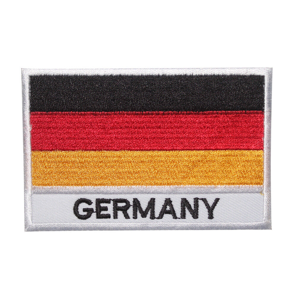Germany Country Flag Patch Iron On Patch Sew On Badge Embroidered Patch