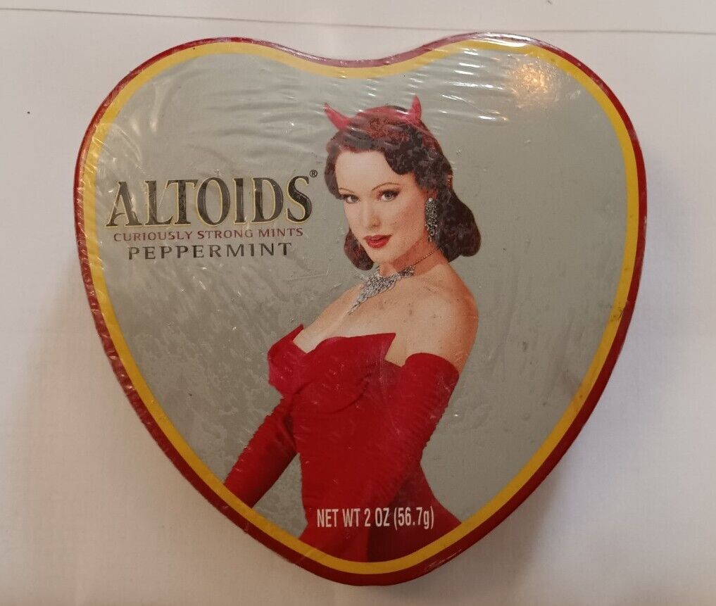 Altoids Heart Cinnamon Cindy Devil Girl She (Sealed TIN) Very Rare Collectible