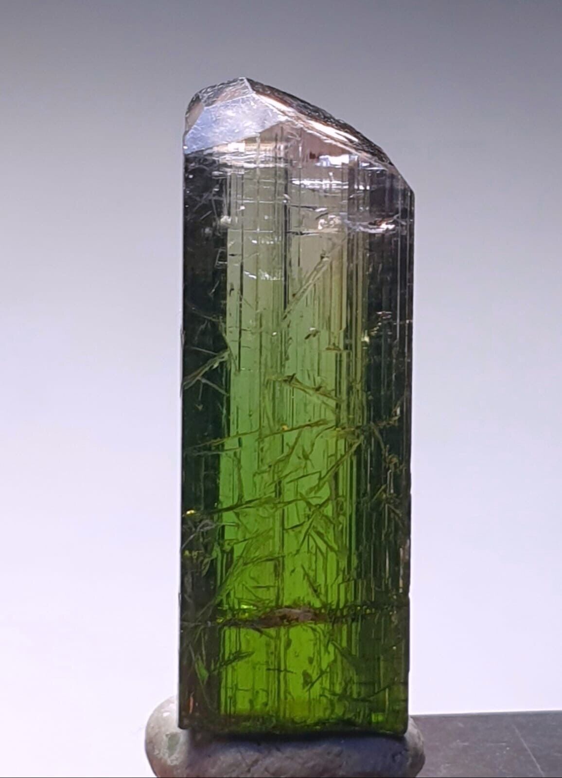 An Outstanding Facet Rough Bi Colour Terminated Tourmaline Crystal From Afg