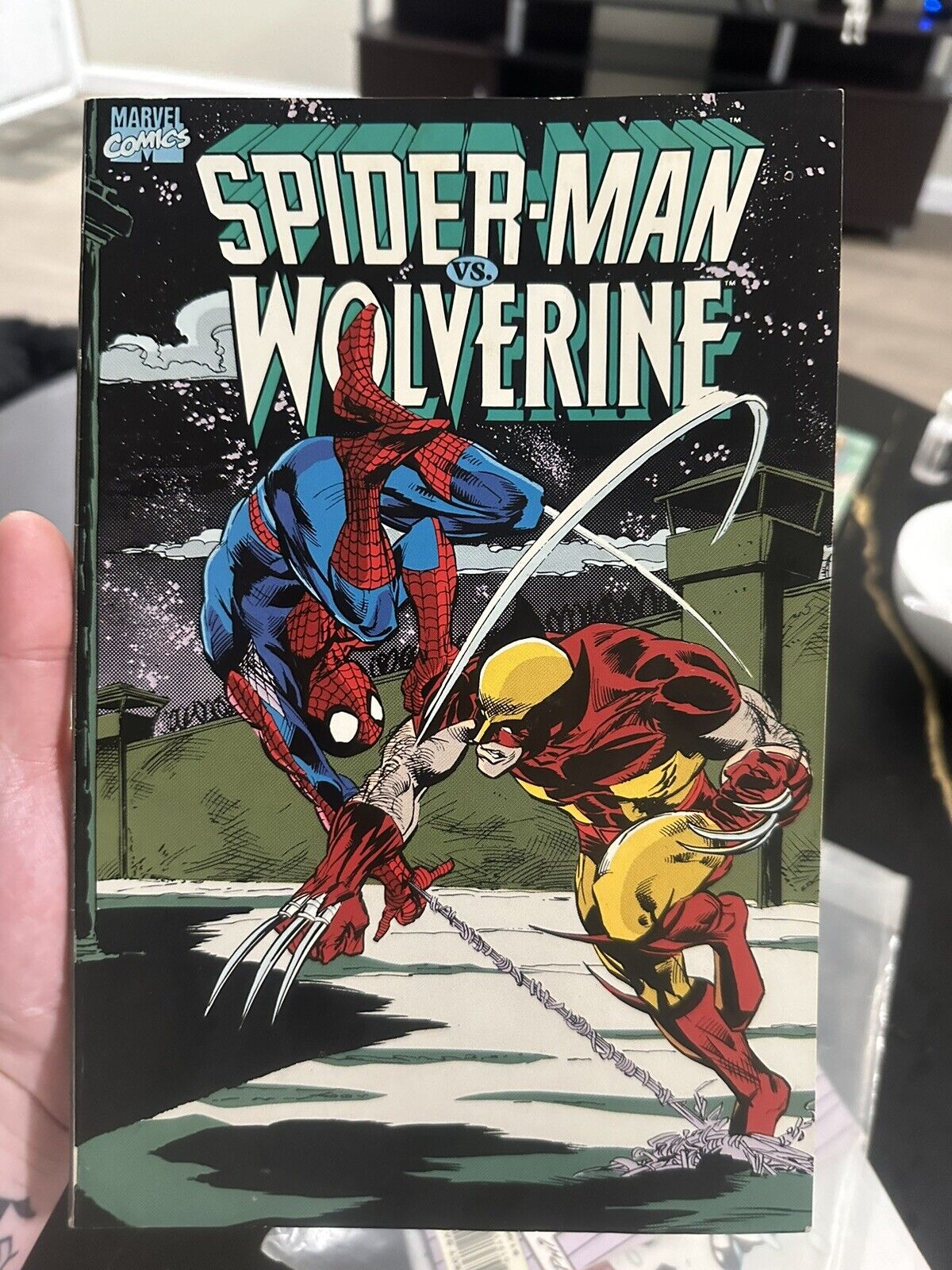 Spider-Man vs Wolverine 1 vol 2 Reprint Death of Ned Leeds 1990 Marvel Comics | 