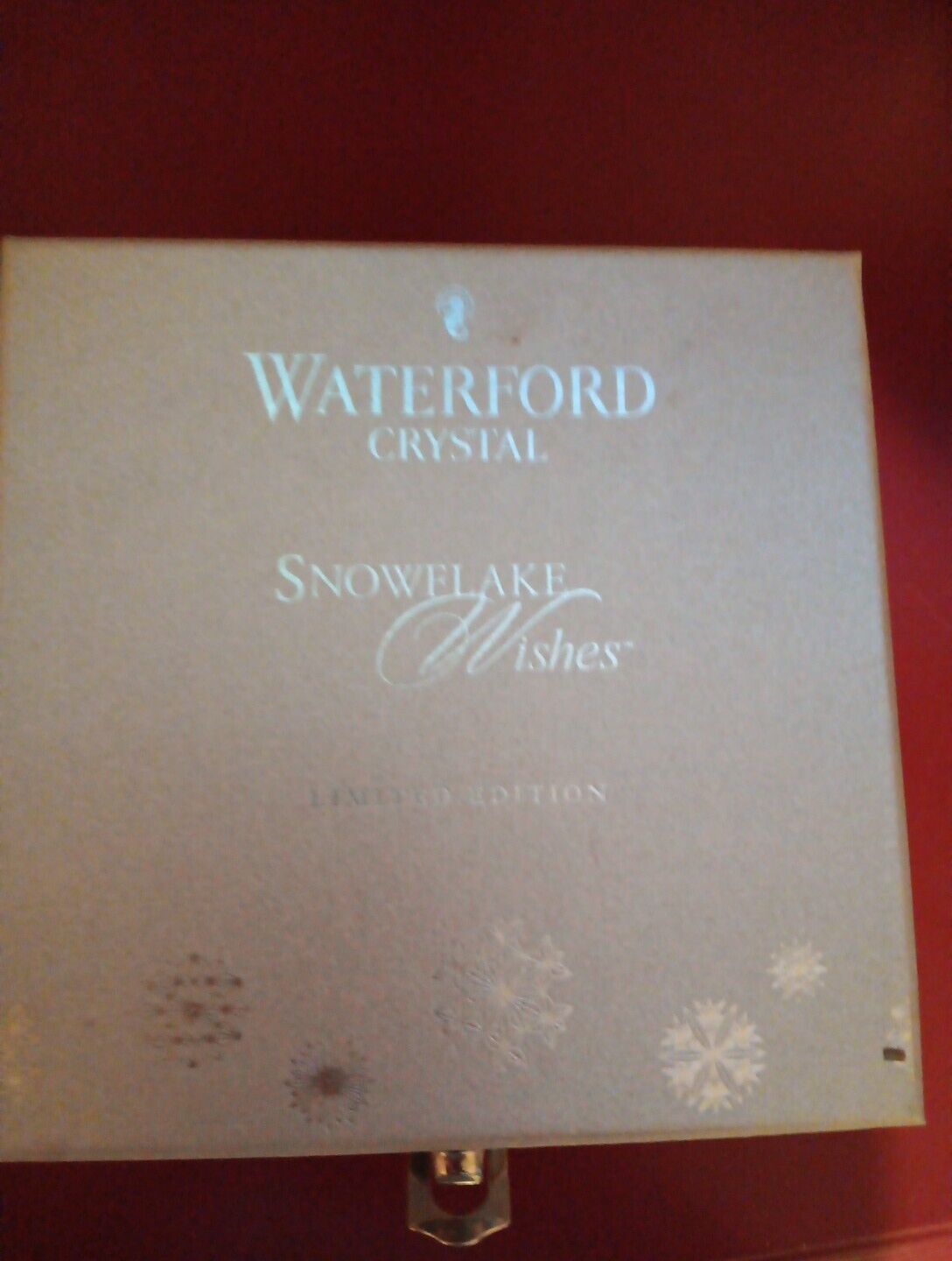 Waterford 2011 Snowflake Wishes Ornament, Limited 1st Edition Mint In Box