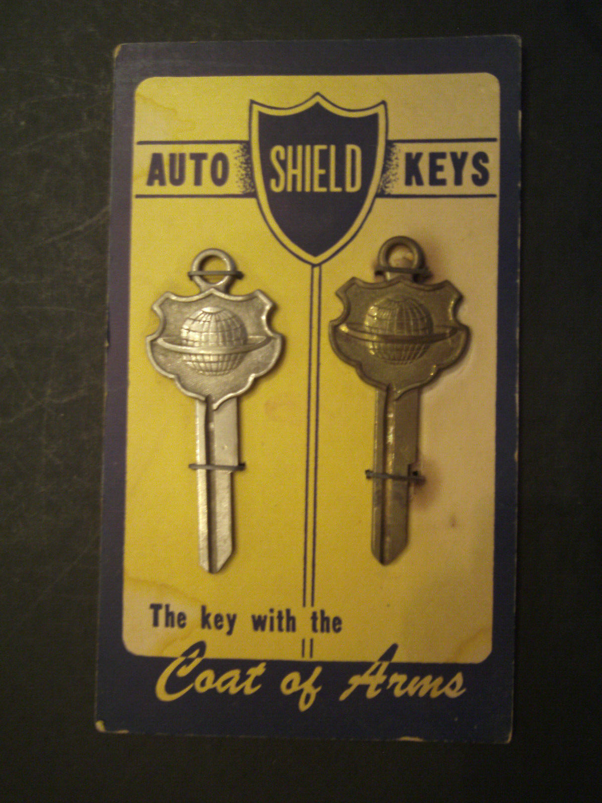 Vintage RARE NOS 1935 to 1966 Oldsmobile Auto Shield Coat of Arms Key Blanks