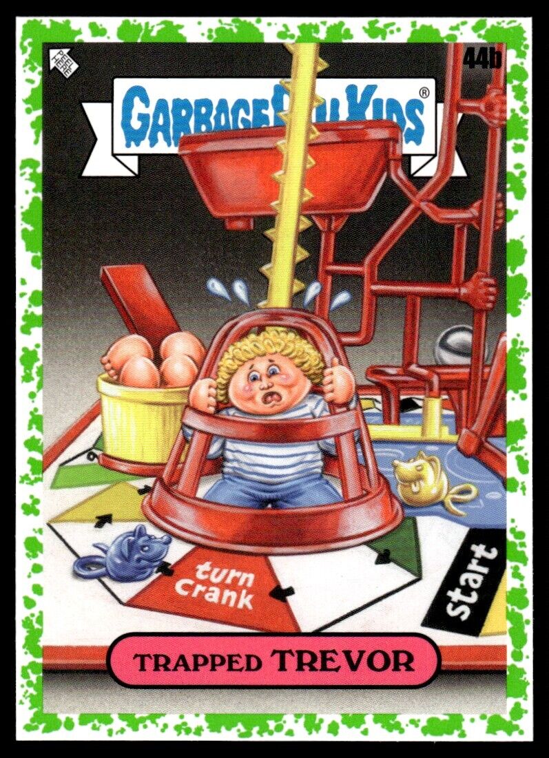 2024 Series 1 Garbage Pail Kids at Play Booger Green #44B TRAPPED TREVOR