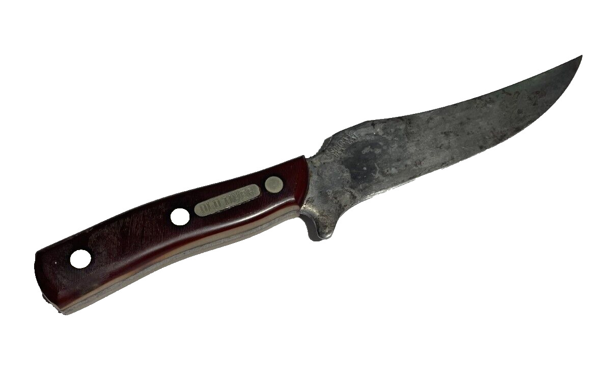 Schrade Old Timer Deerslayer 15OT Knife 10 + overall 1970’s Vintage