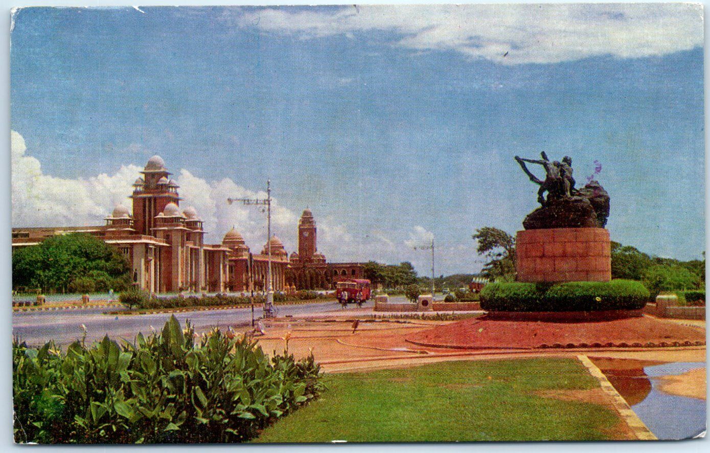 Postcard - A View Of Marina - Chennai, India