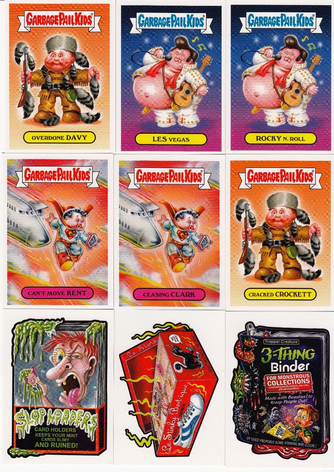 GARBAGE PAIL KIDS WACKY PACKAGES PHILLY SHOW PROMO SET LIMITED TO 300 SETS RARE