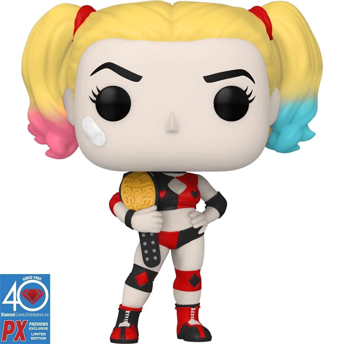 FUNKO • DC • HARLEY QUINN w/Belt • 40th • Previews Exclusive • Ships Free  w/Pro