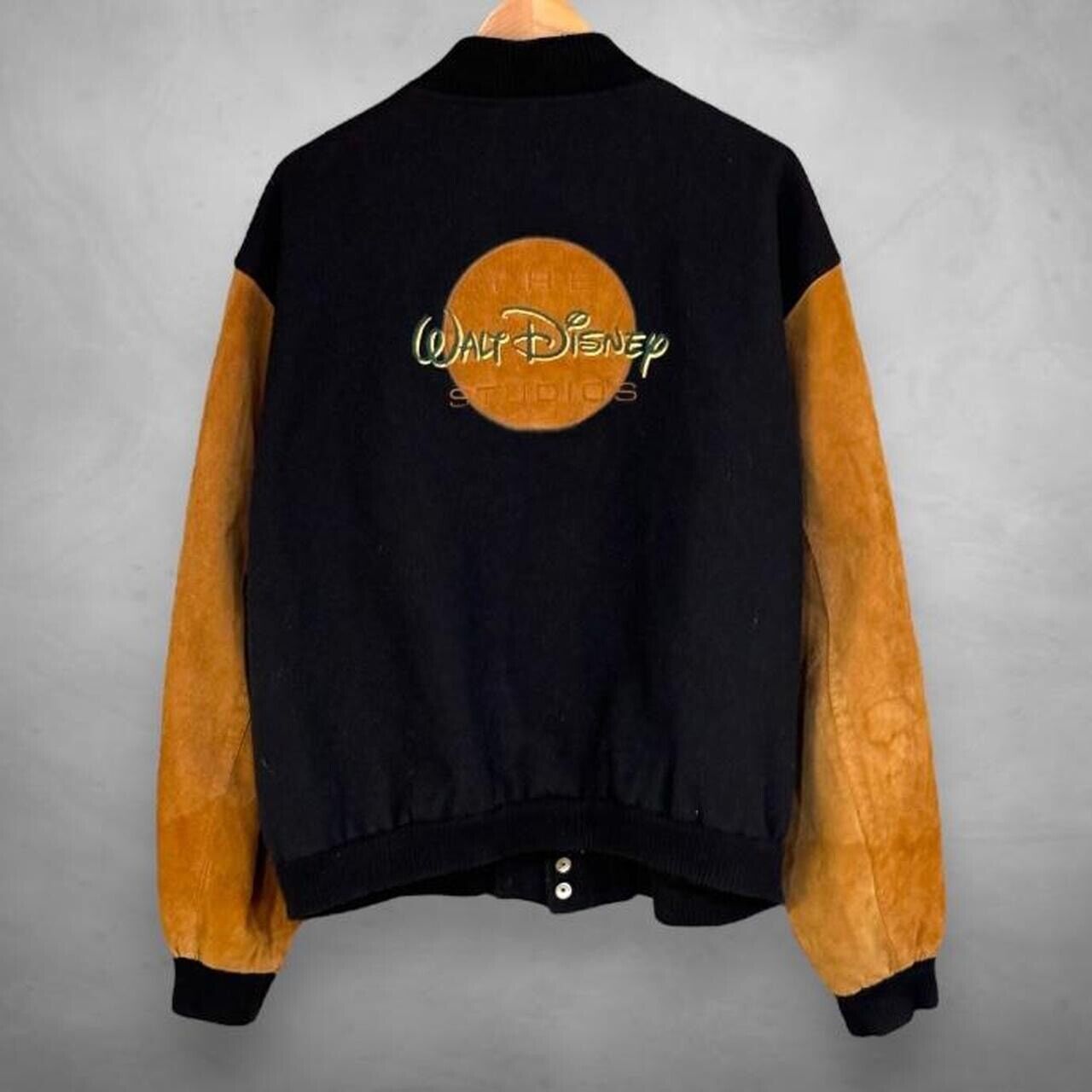 Vintage 90s Walt Disney Studios Editions Varsity Jacket Mens Large Rare USA Made