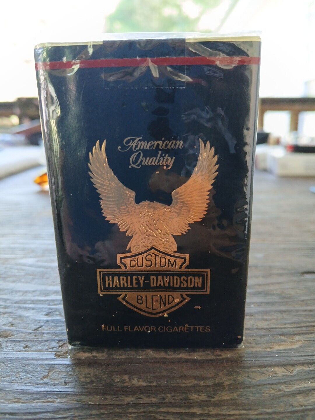Rare Vintage Pack Of Harley Davidson Cigarettes Very Collectible