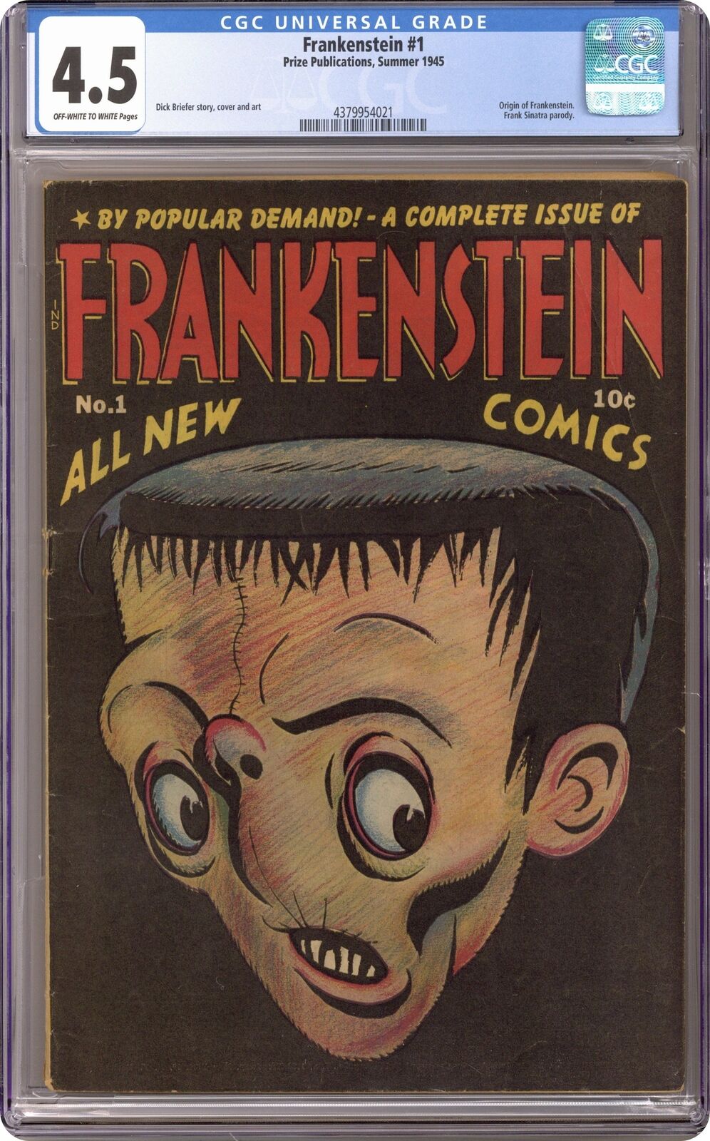 Frankenstein Comics #1 CGC 4.5 1945 4379954021