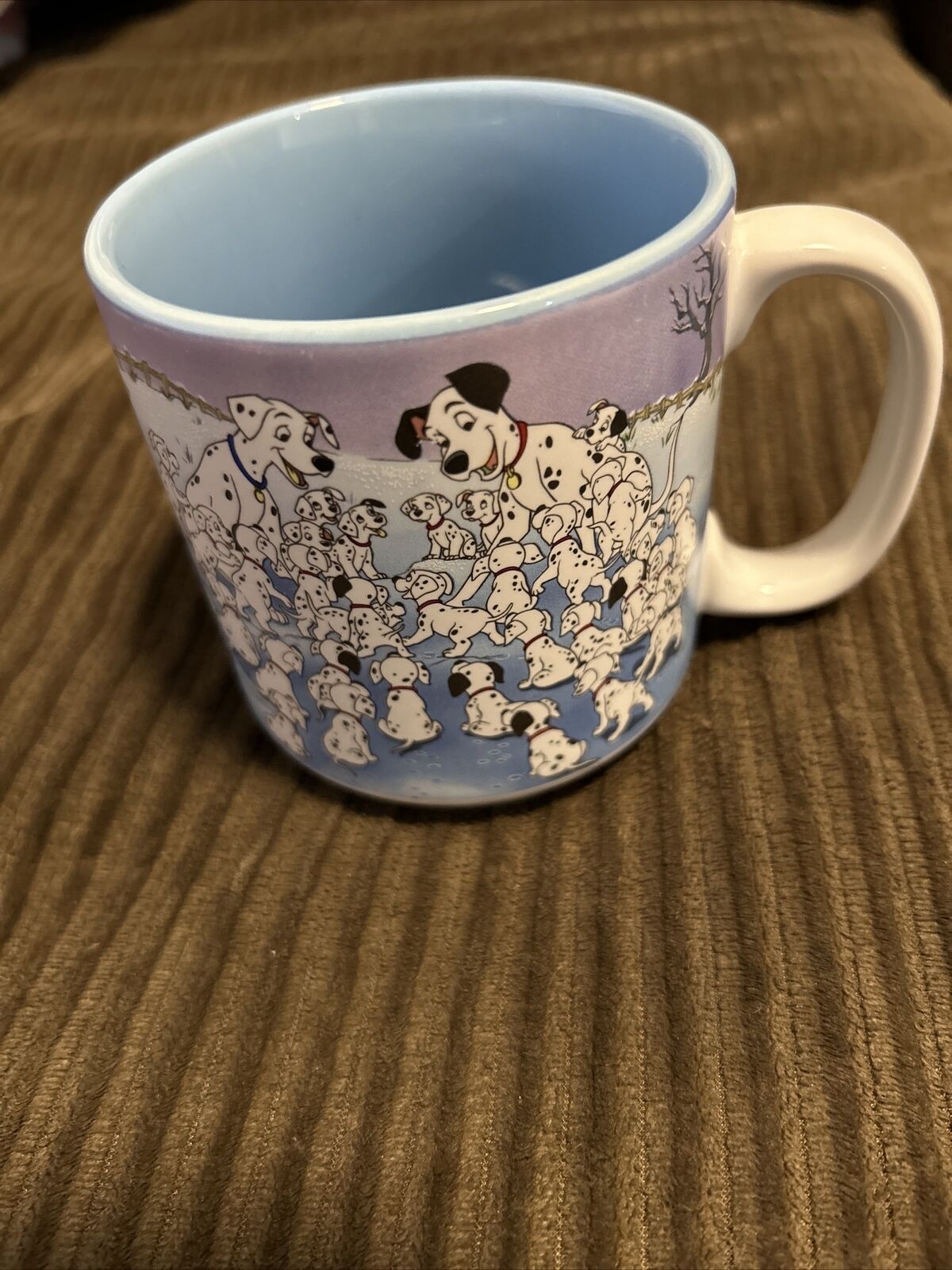 Disney 101 Dalmatians  Mug Blue - Puppies - Cruella - New