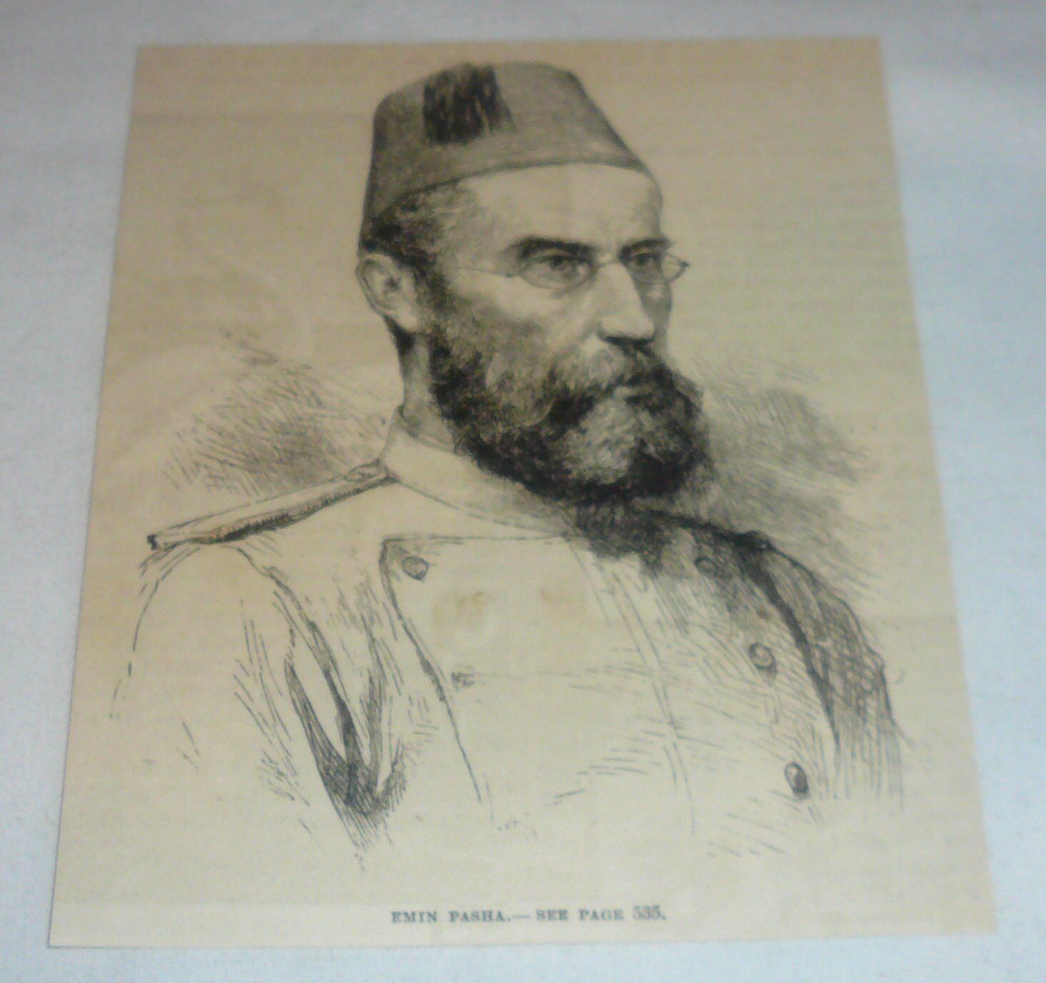 1887 magazine engraving ~ EMIN PASHA