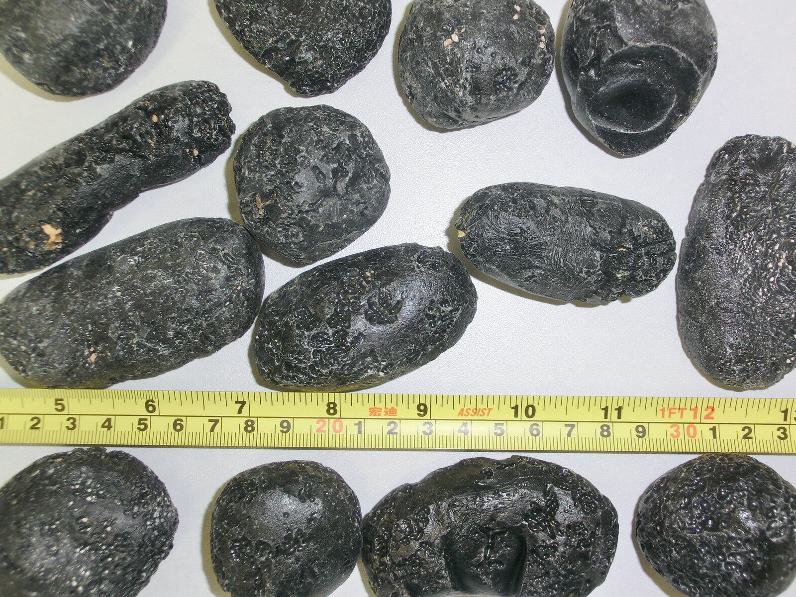 Black Indochinite Tektite Stone 50 to 100 gram size Large Pieces 1 Kg Lot