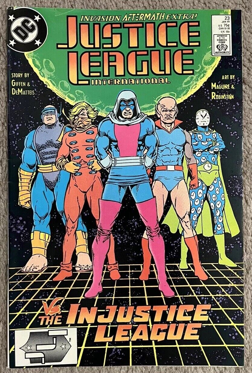 Justice League International #23 (1989 DC Comics) 1st Team App. Injustice League