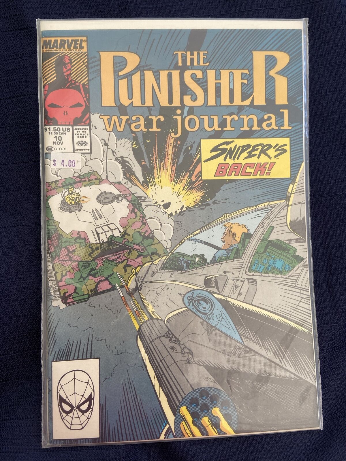 Marvel The Punisher war journal #10 (1989) Excellent Condition