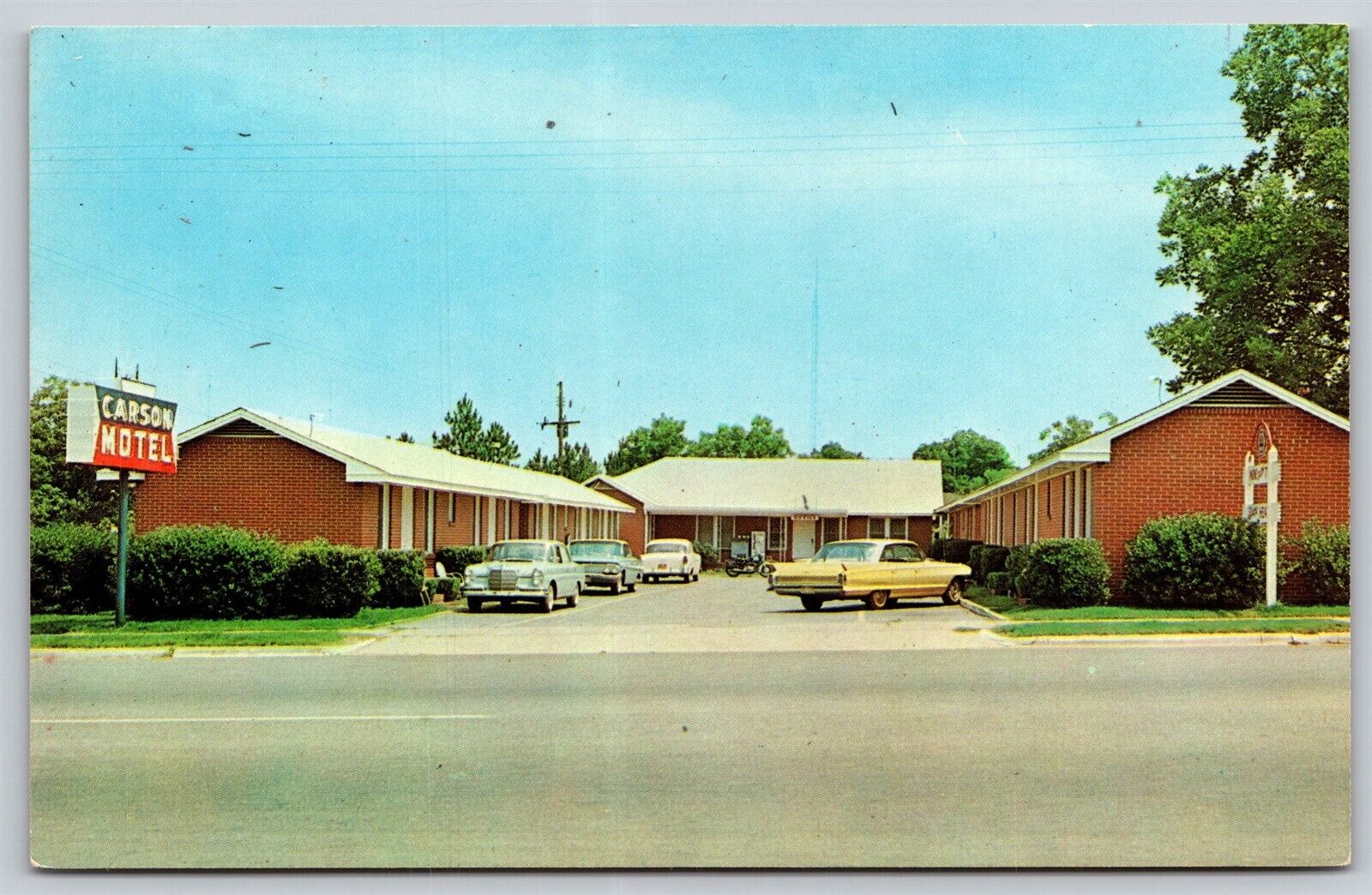 Postcard Carson Motel, Tifton, Georgia U135