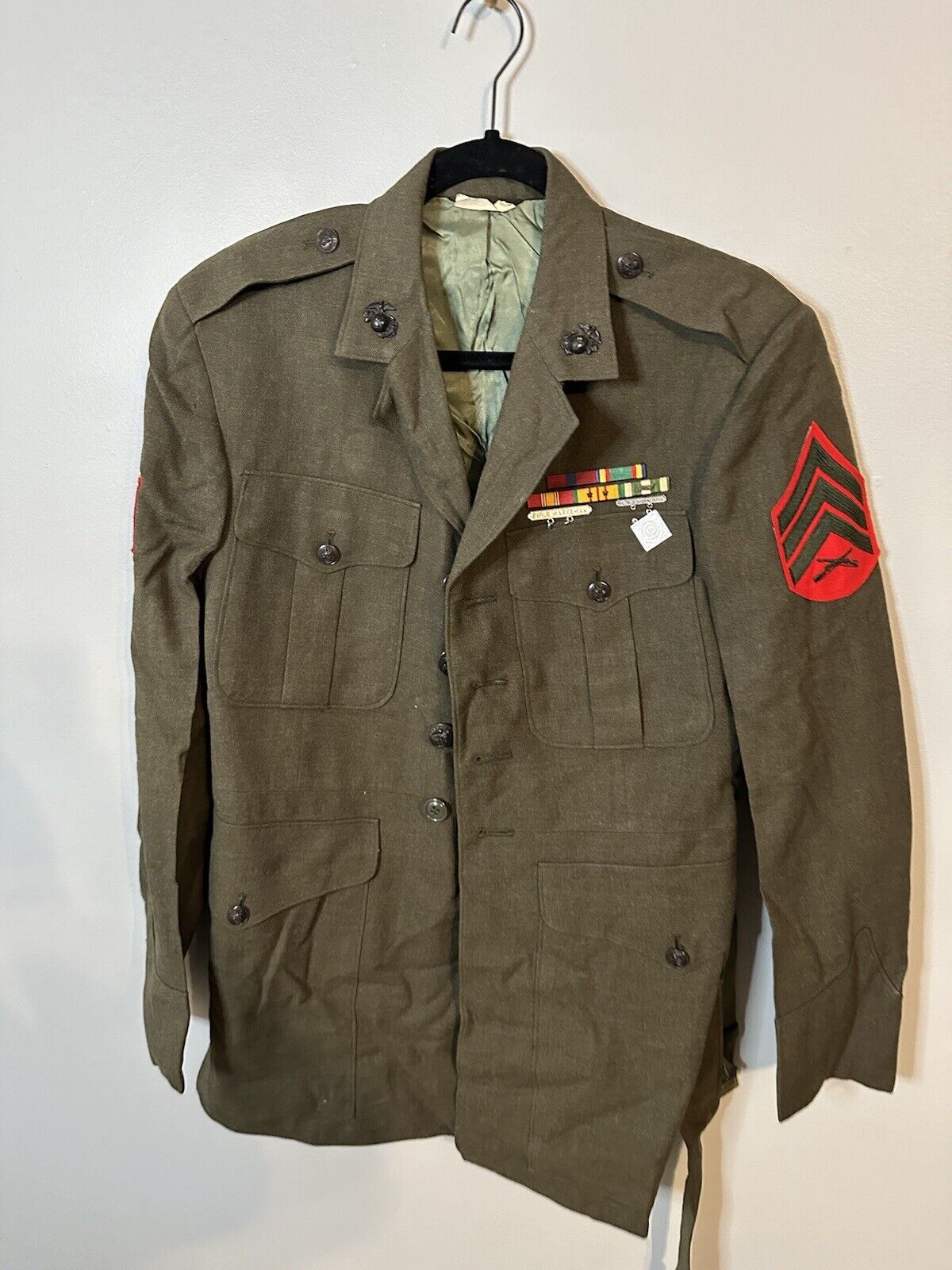 Original Named  Vietnam Marine Corp Uniform Jacket