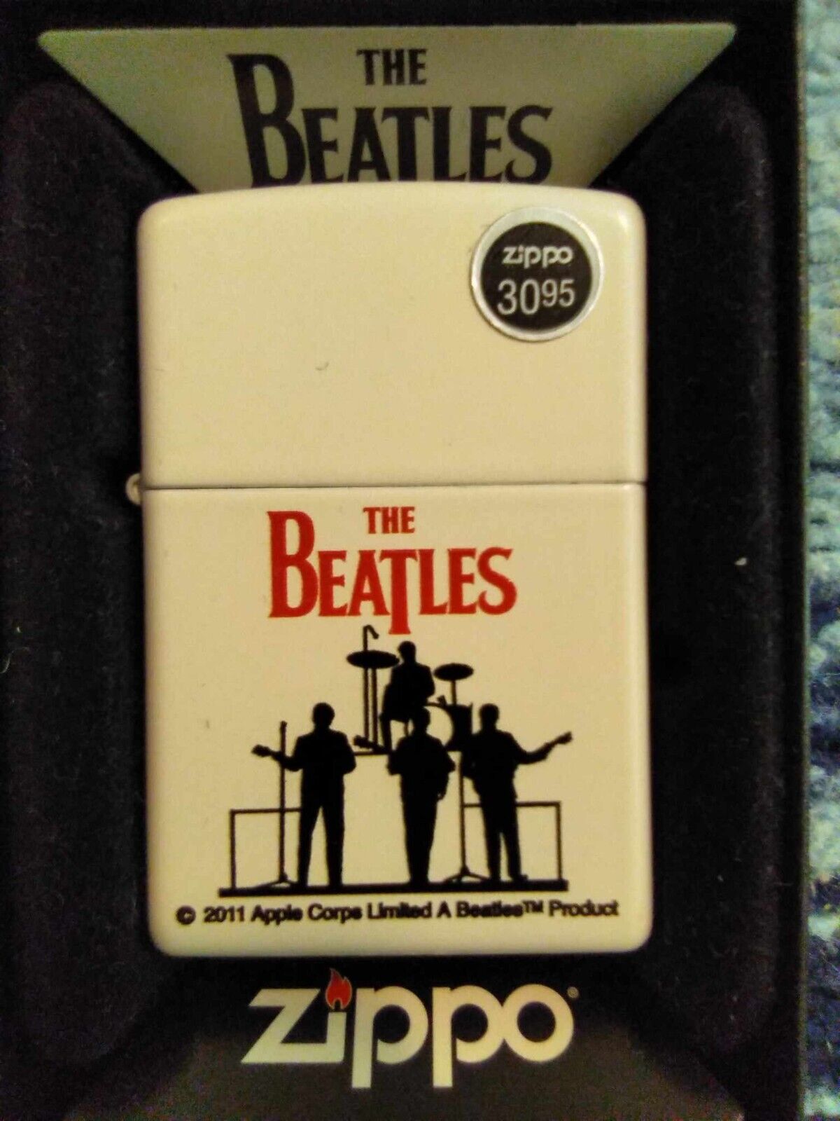 The Beatles Silhouette Zippo lighter New in Box - PRICE REDUCED