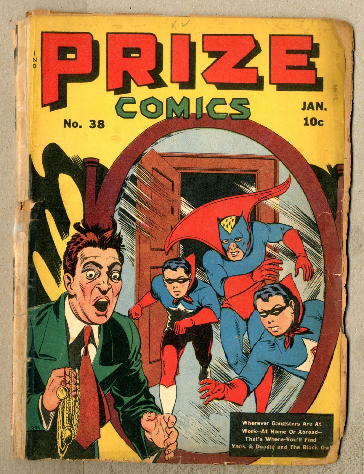 Prize Comics #38 PR 0.5 1944