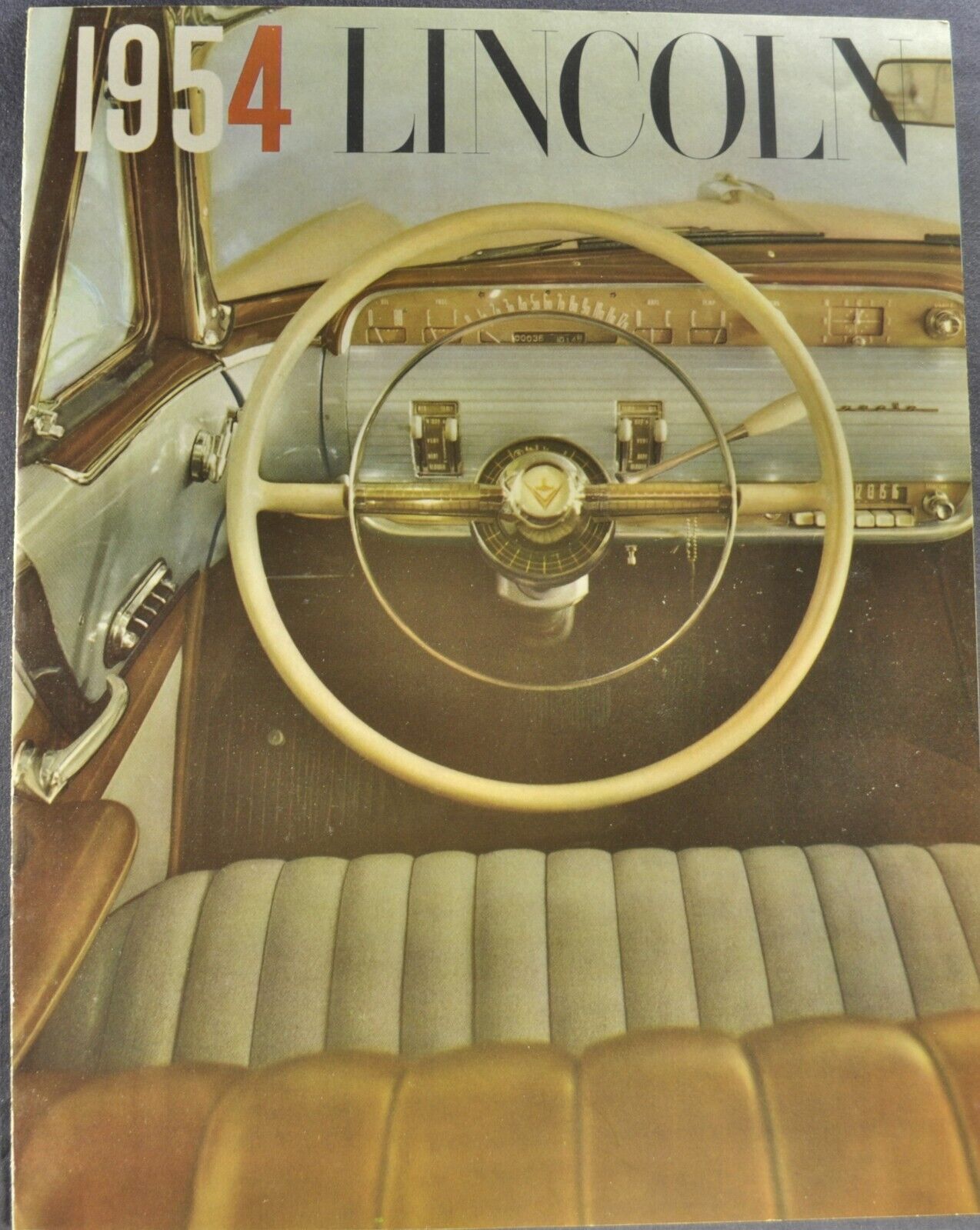 1954 Lincoln Large 8pg Brochure Cosmopolitan Capri Custom Excellent Original 54