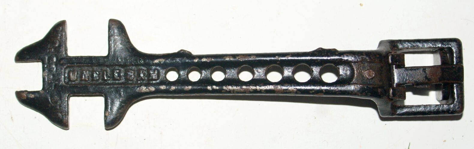 Old Antique UNCLE SAM Richards Wilcox buggy Carriage Wagon Wrench Tool 0171