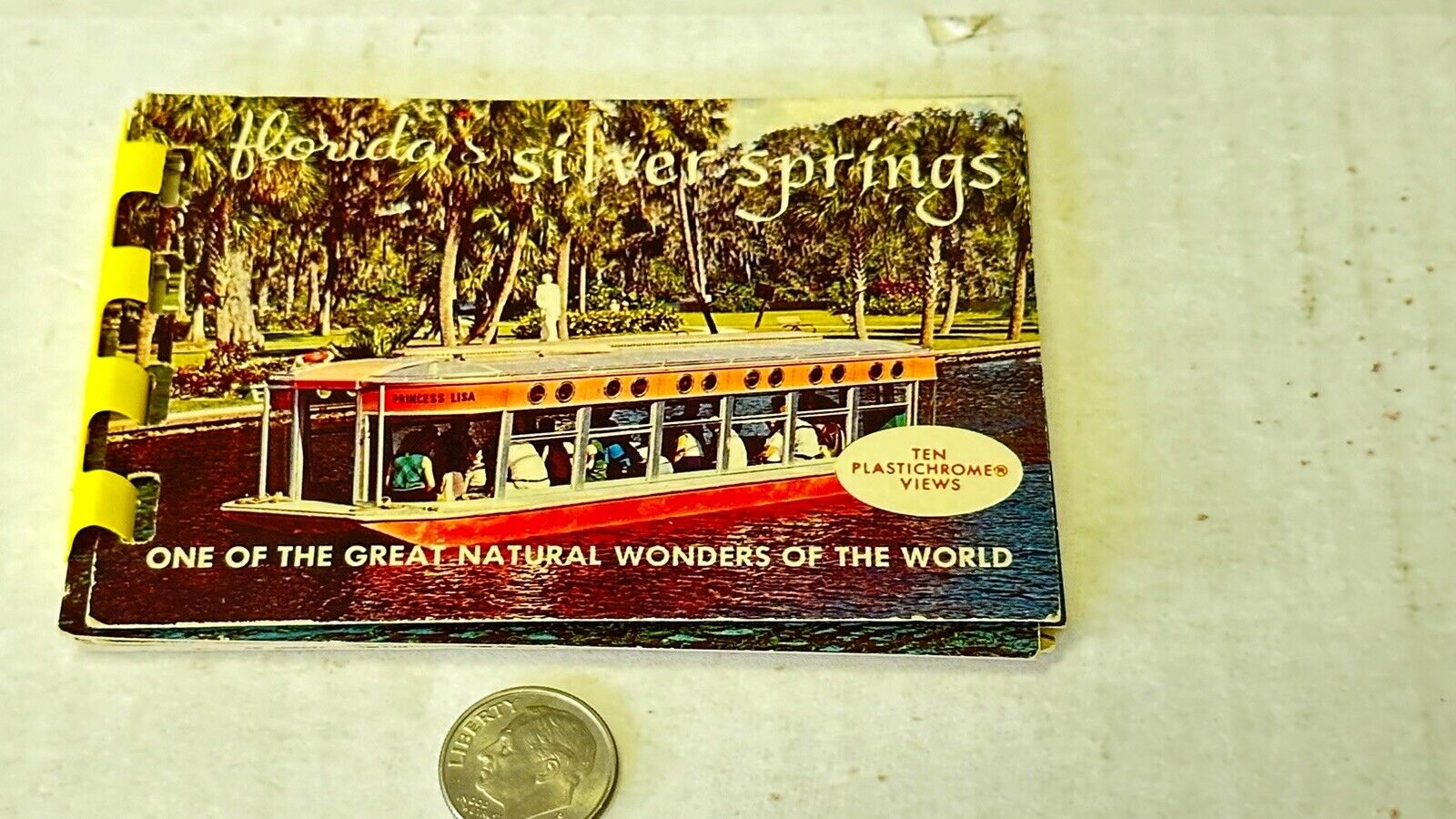 Florida’s Silver Springs 1960’s Mini Souvenir Photo Album, Vintage B70