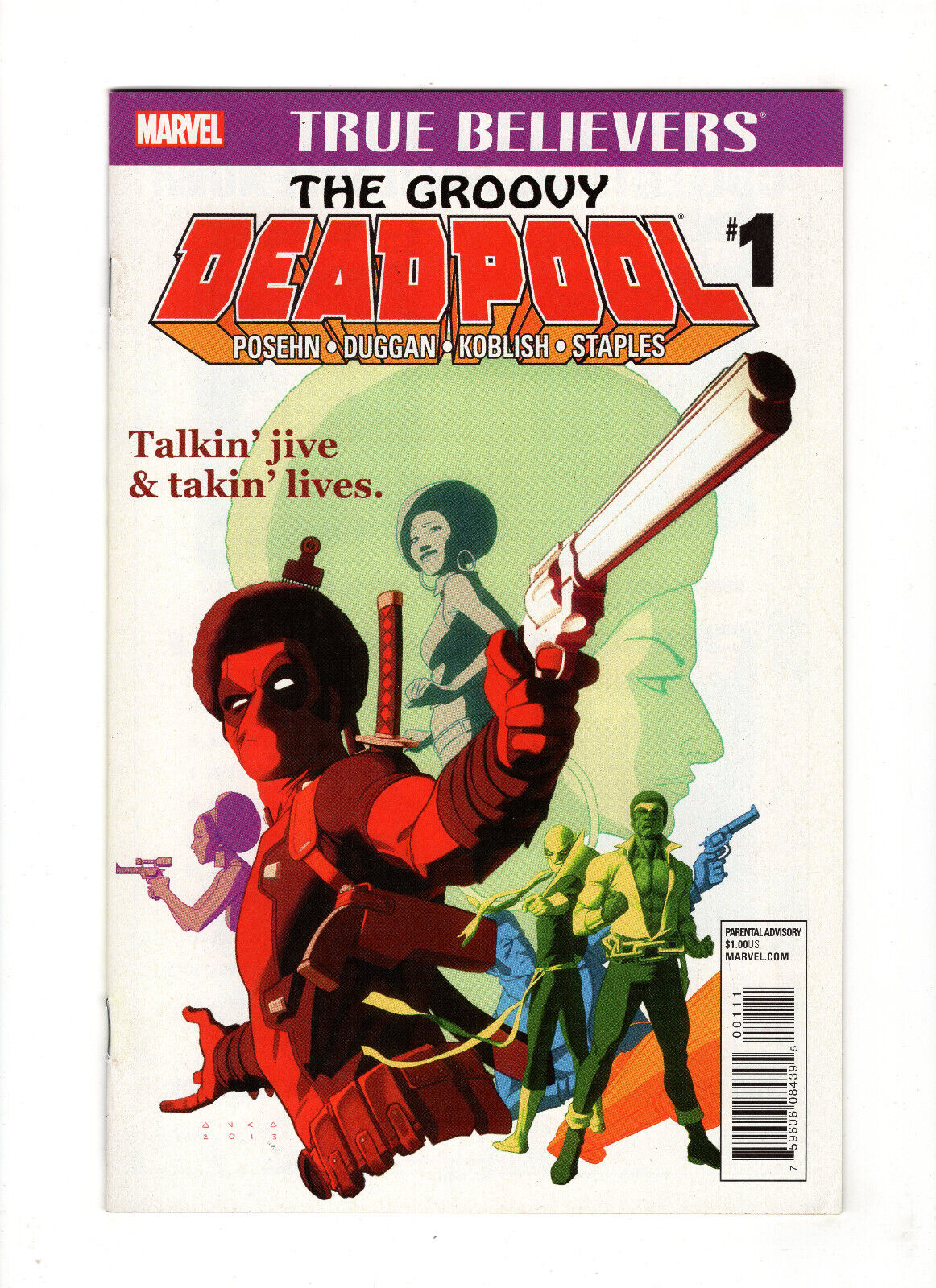 True Believers: The Groovy Deadpool #1 (2016, Marvel Comics)