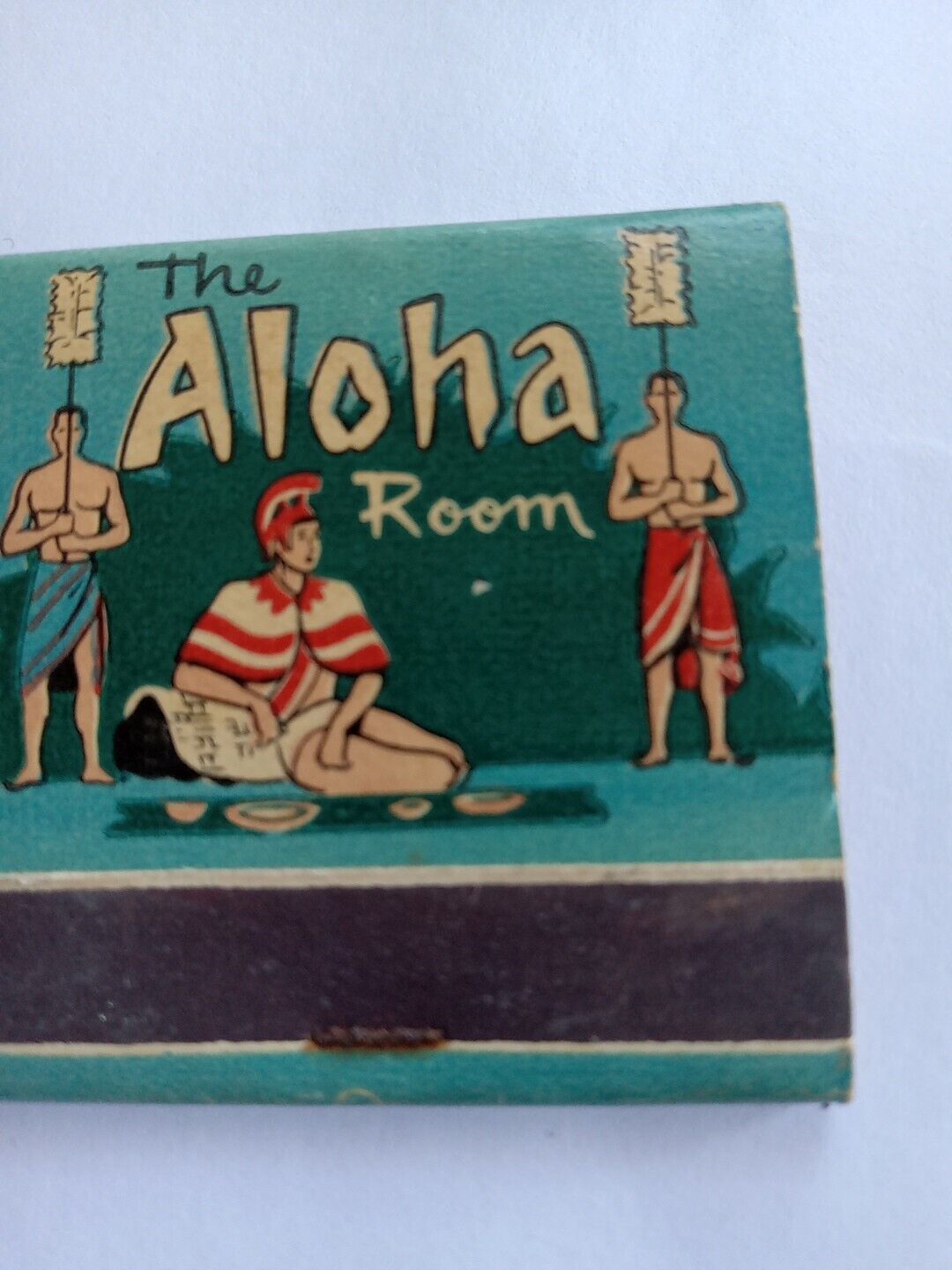 Aloha Room Heathcliff Hotel Portland Oregon Vintage Matchbook Unstruck