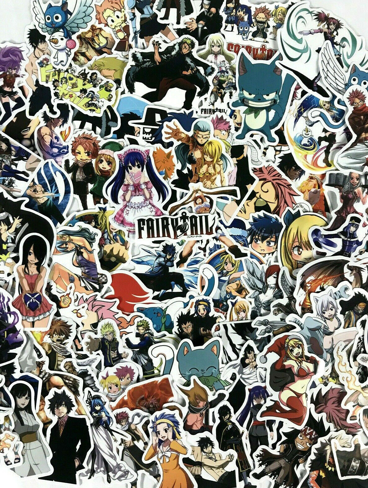 100pc Fairy Tail Anime Guild Wizards Manga Series Notebook Laptop Decal Stickers