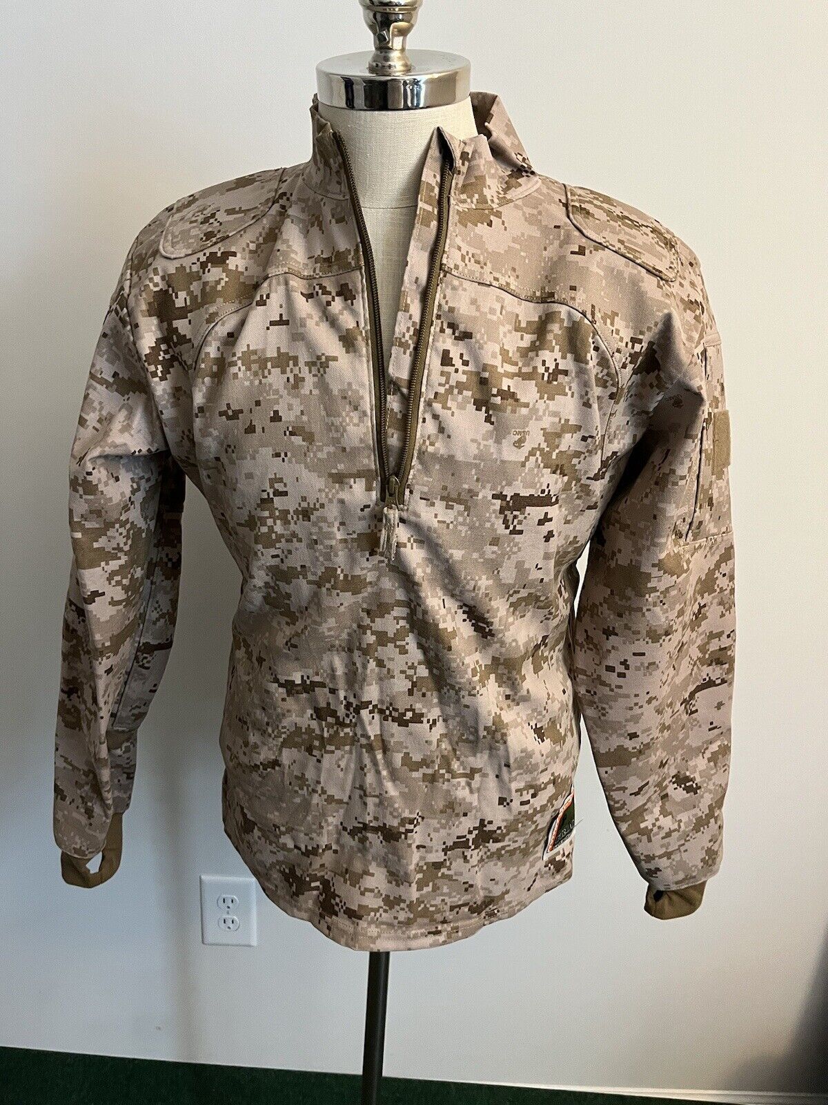 USMC Desert MARPAT FROG Flame Rest Inclement Weather Combat Shirt IWCS MED REG