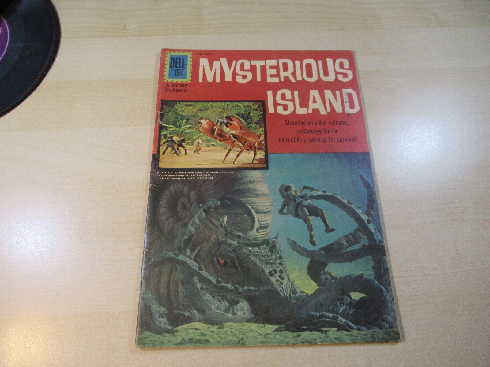 FOUR COLOR COMICS #1213 MYSTERIOUS ISLAND SILVER AGE HIGHER GRADE 60\'S MOVIE