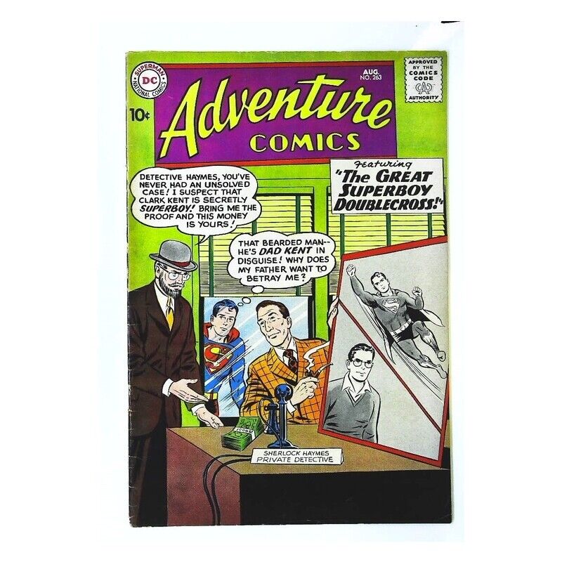 Adventure Comics (1938 series) #263 in Fine minus condition. DC comics [i{