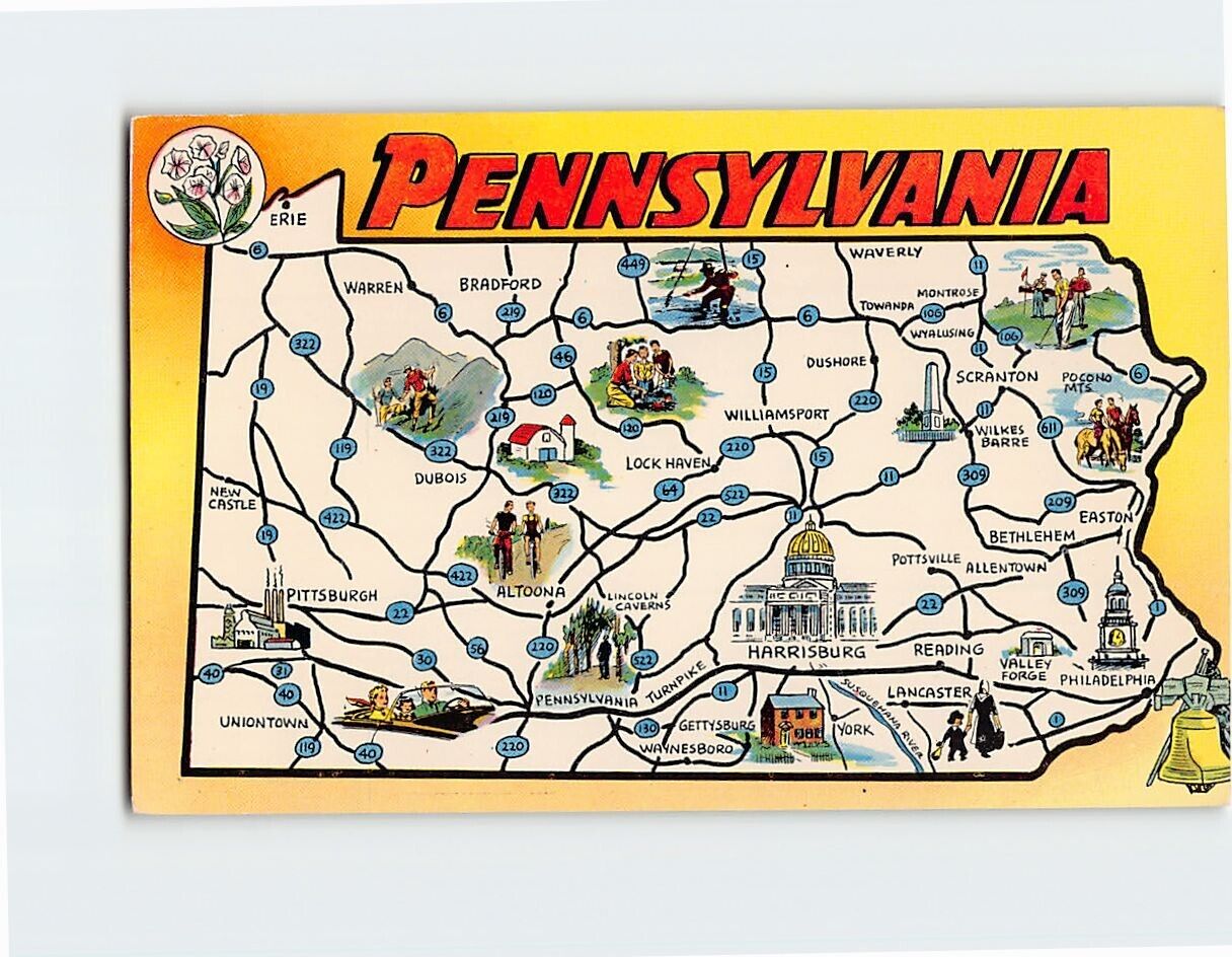 Postcard Pennsylvania USA