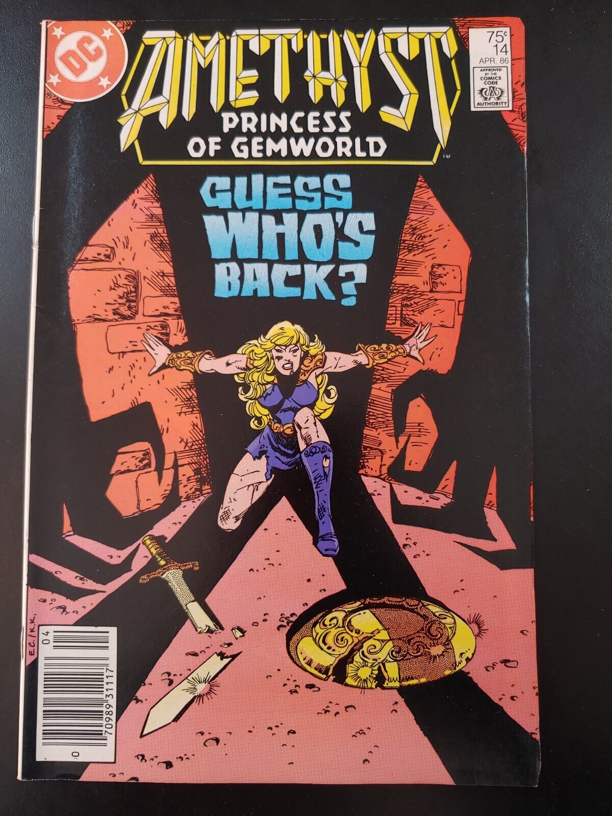 ⭐️ AMETHYST #14 (Princess of Gemworld)(newsstand)(1986 DC Comics) FN/VF Book