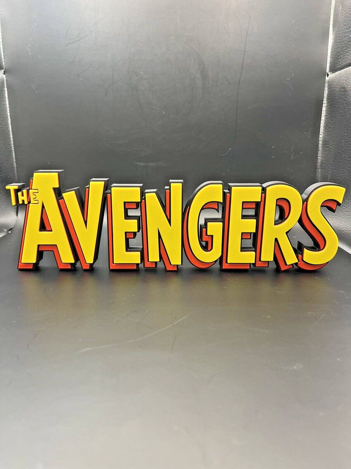 The Avengers Logo Sign Display | 3D Wall Desk Shelf Art