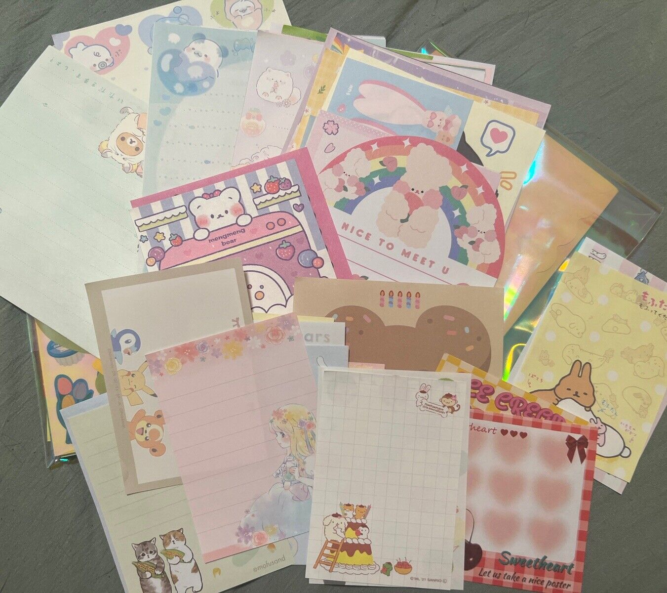 50 Piece Kawaii / Cute Memo Grab Bag Blind Bag - Includes 50 Random Memo Sheets