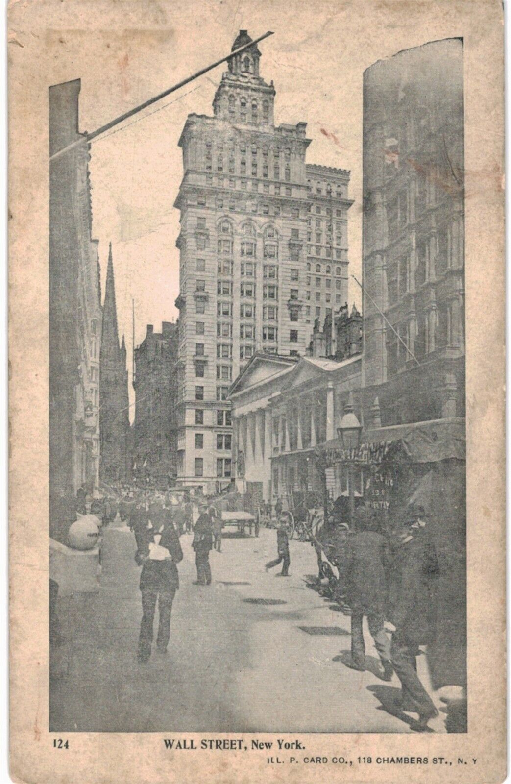 NYC Wall Street Photographic 1905 New York City 