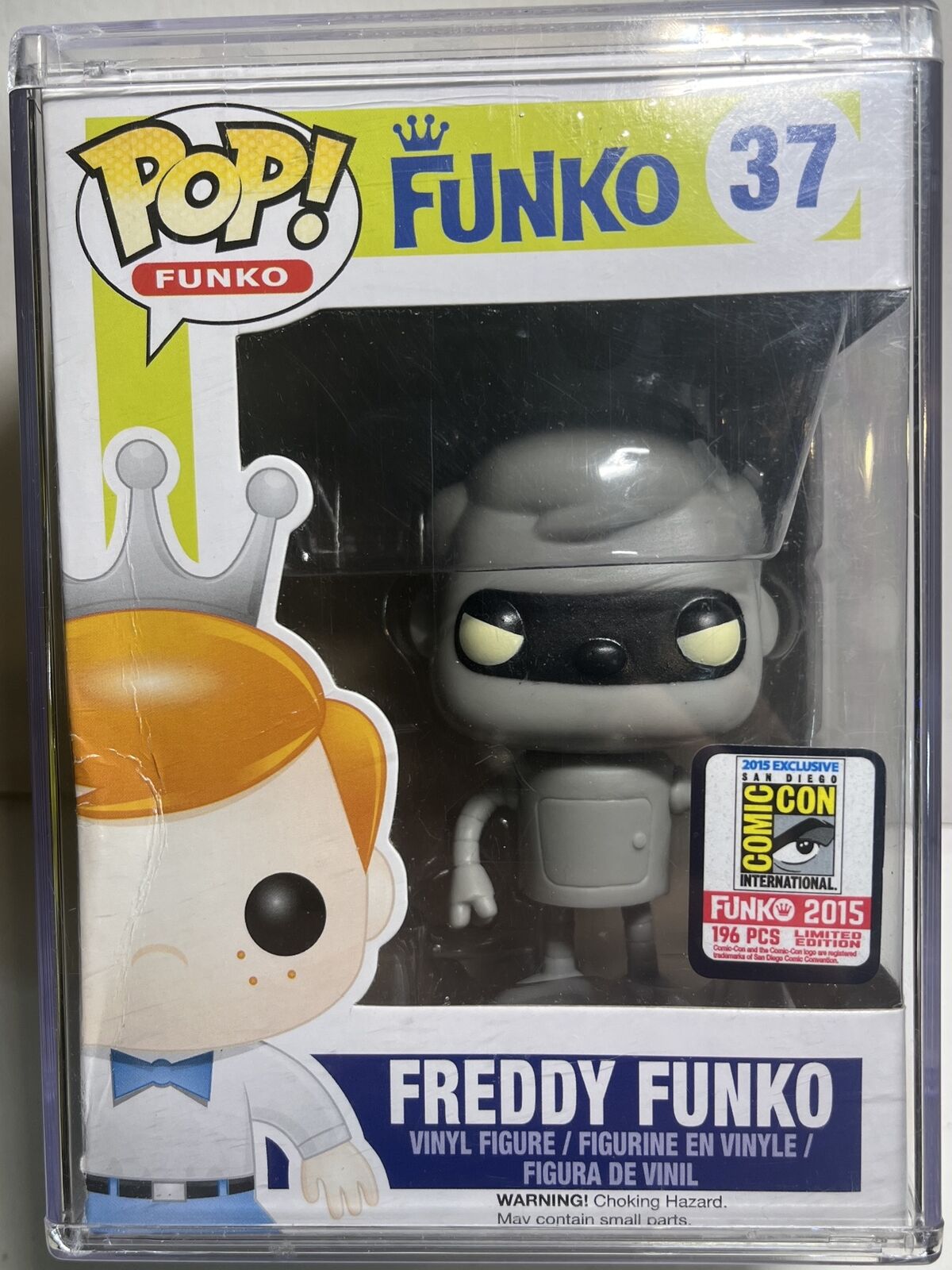 Rare SDCC 2015 #37 Limited Edition 196 Pieces Freddy Funko Bender Funko Pop LE