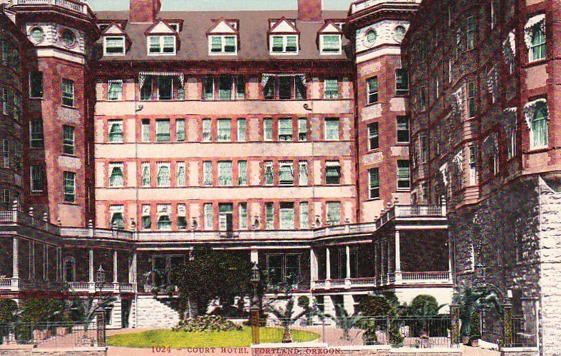 Postcard Court Hotel Portland Oregon 