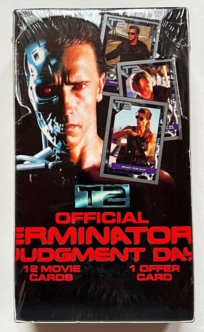 Vintage Terminator 2 FACTORY SEALED card box Judgement Day Impel 1991