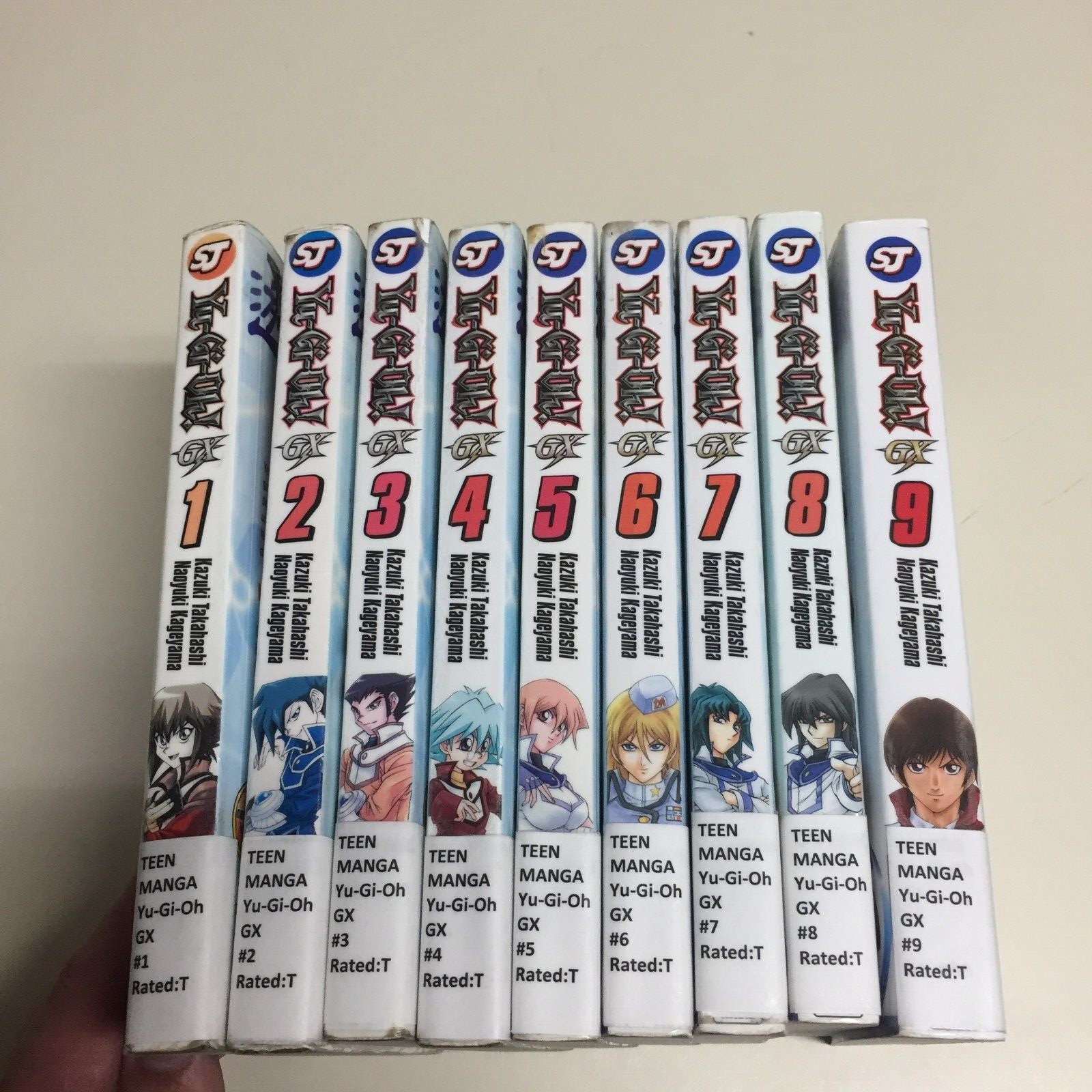 Yu-Gi-Oh YuGiOh GX Complete English Manga Set Series Volumes 1-9 Vol