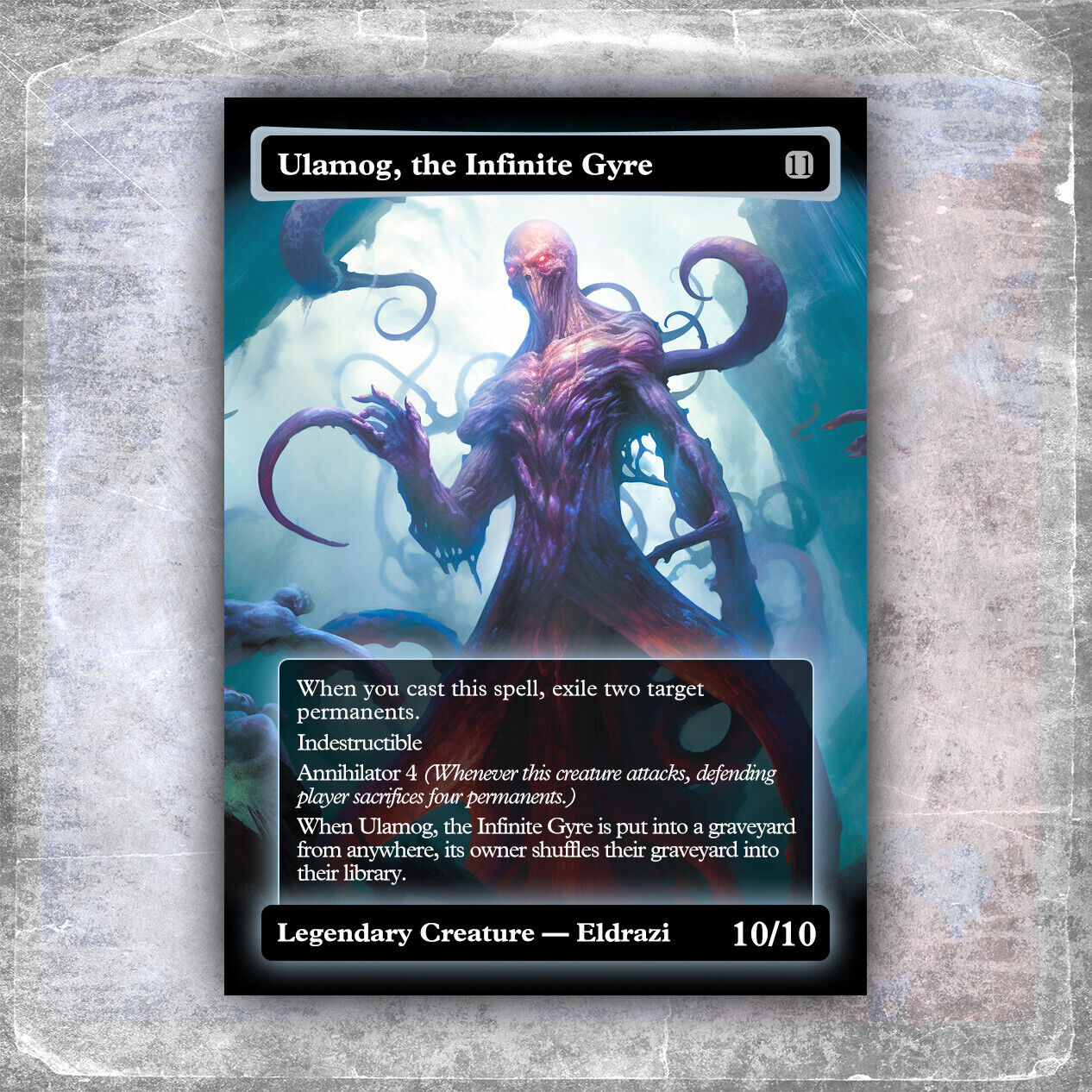 Ulamog, the Infinite Gyre #1 [Alternative Custom Art] Hyperion Card
