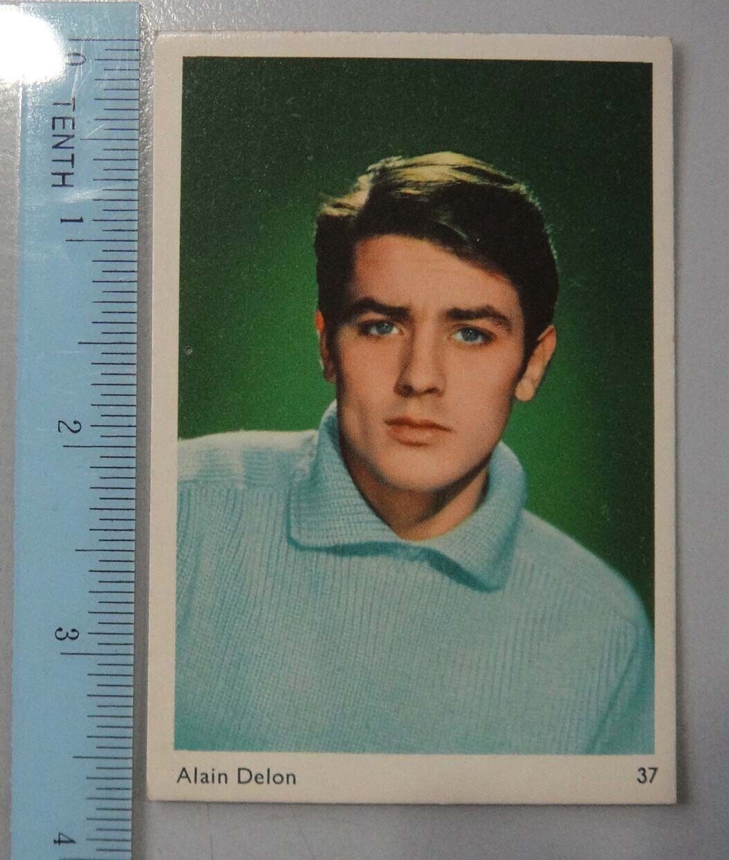 Vintage Asian Trading Collector Cards - ALAIN DELON #37