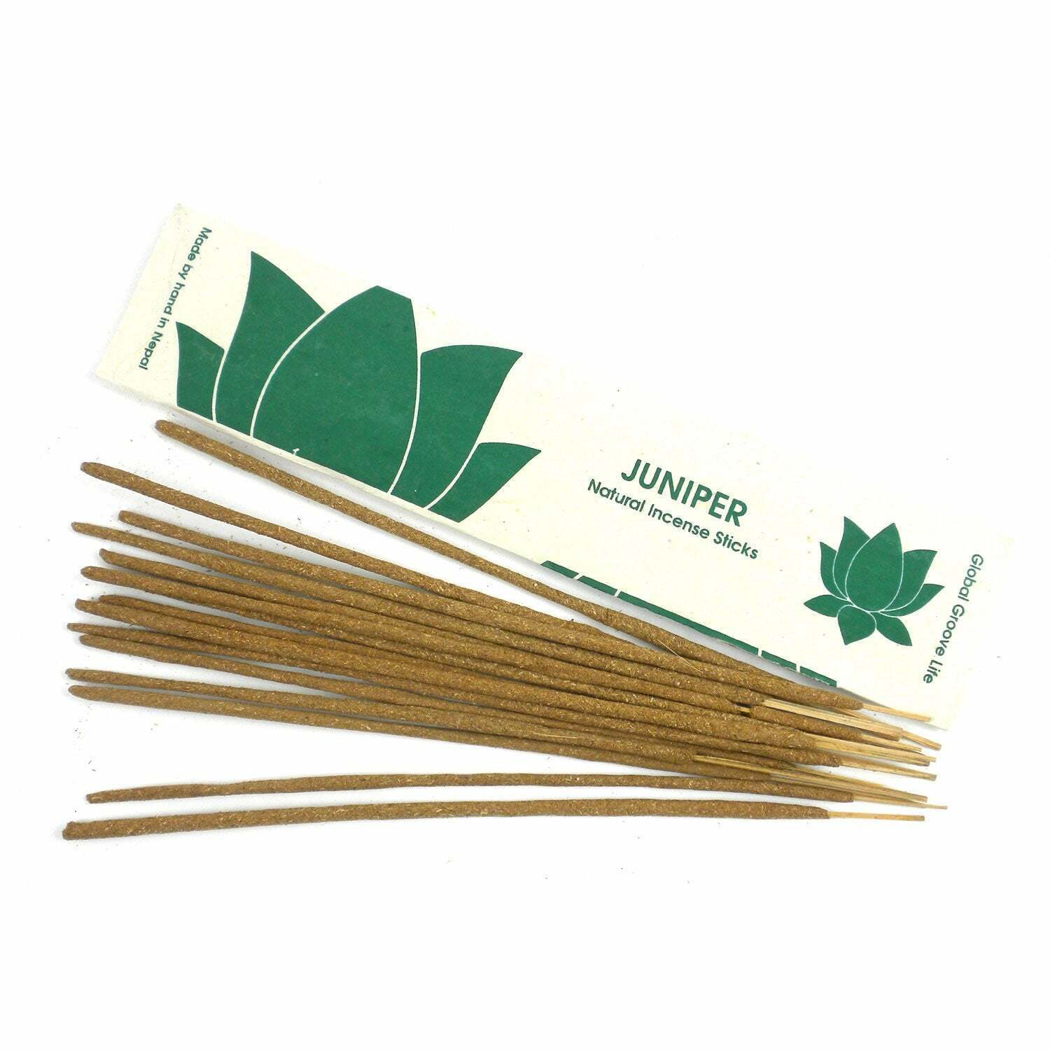 Stick Incense, Juniper 10 Stick Pack - Handmade Fair Trade (Global Groove)