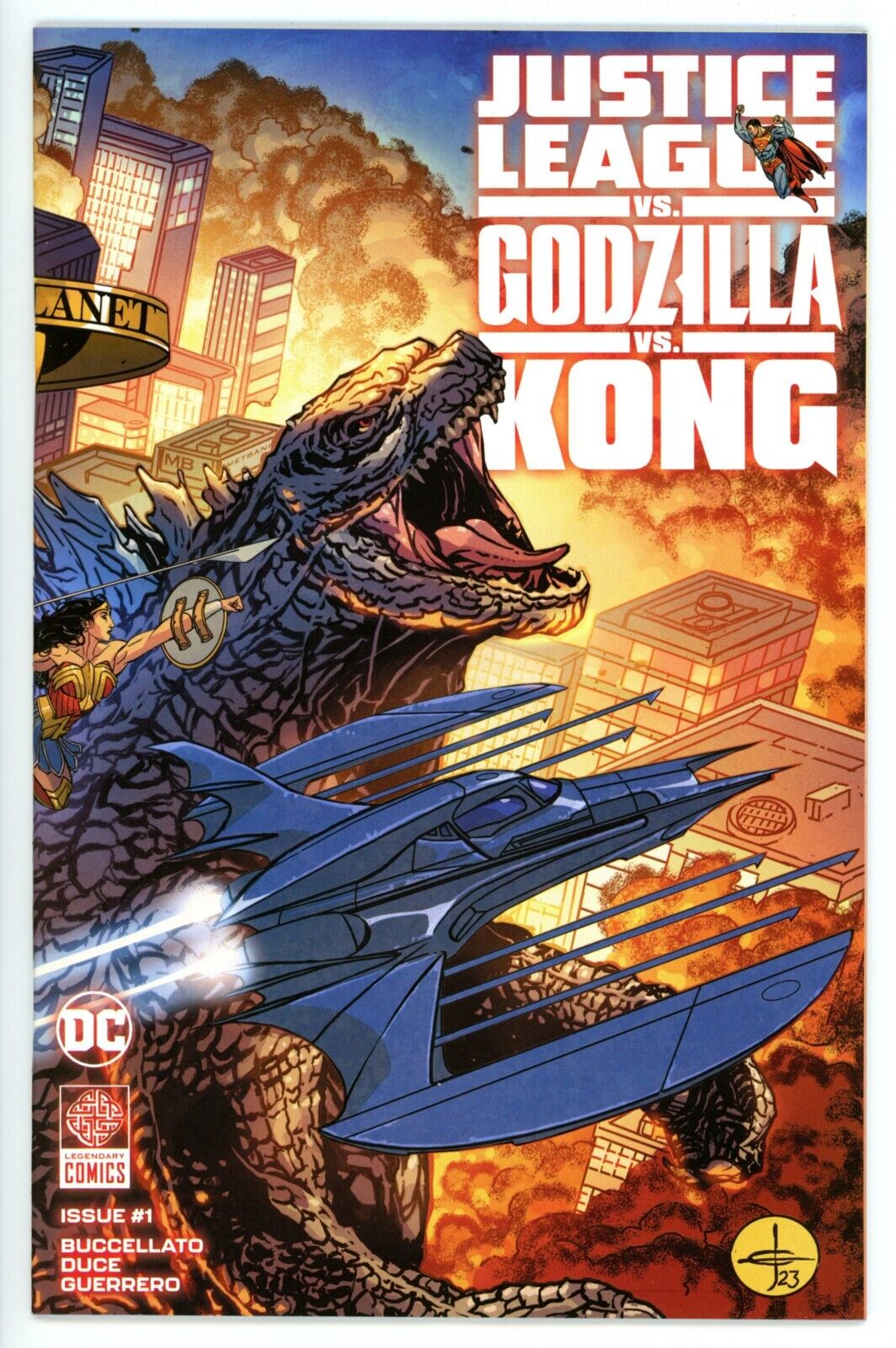 Justice League vs. Godzilla vs. Kong #1  |  Cover A  |    First Print  |  NM NEW