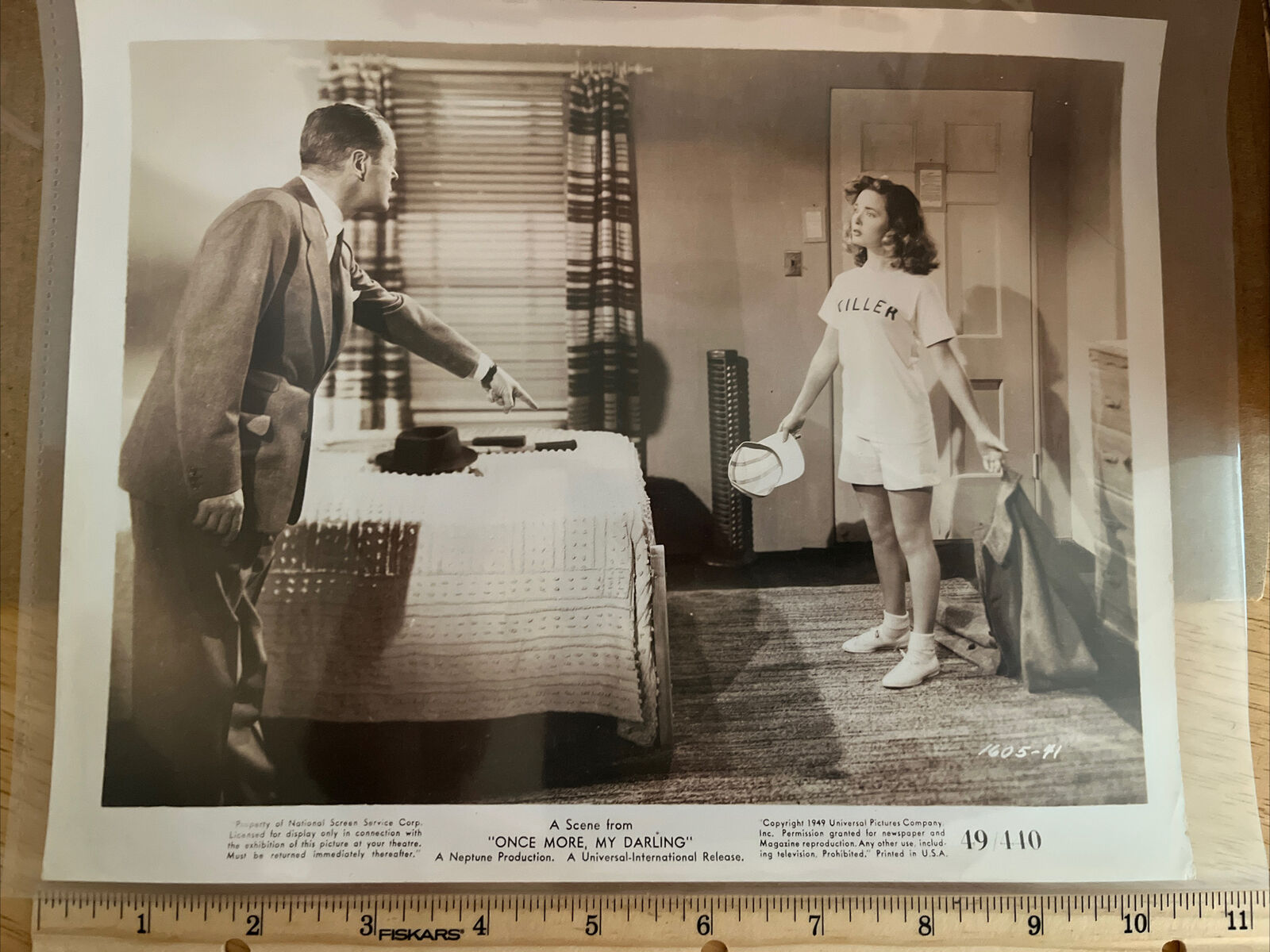 ONCE MORE, MY DARLING (1949) PORTRAIT ORIG PHOTO 49/440 Movie Memorabilia